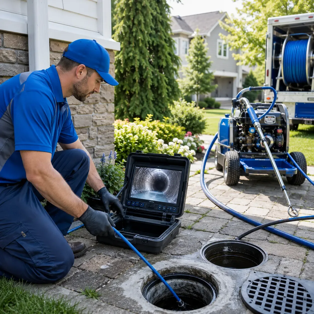 Outdoor drain cleaning professionals serving Allensville, PA